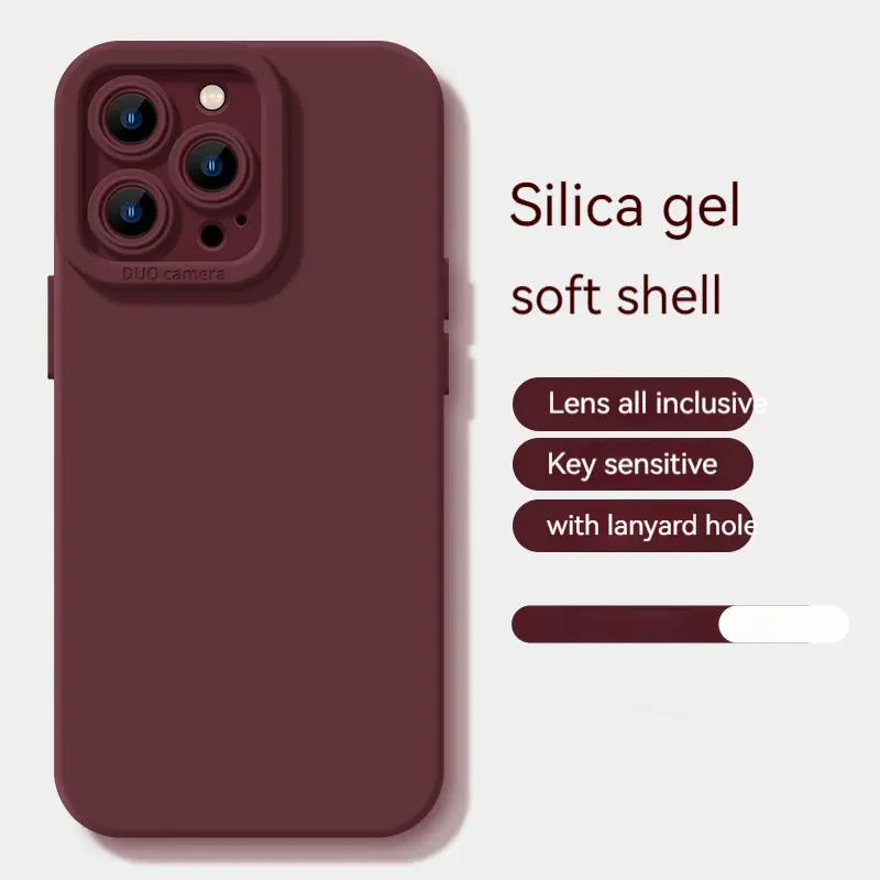 Liquid Silicone Anti-fall Mobile Phone Case Protective Cover