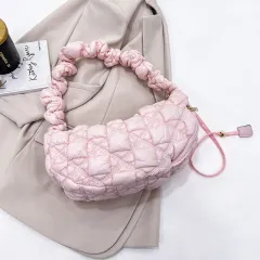 Women's Cloud Underarm Bag Casual Shoulder Messenger Bag - Pink - View 1