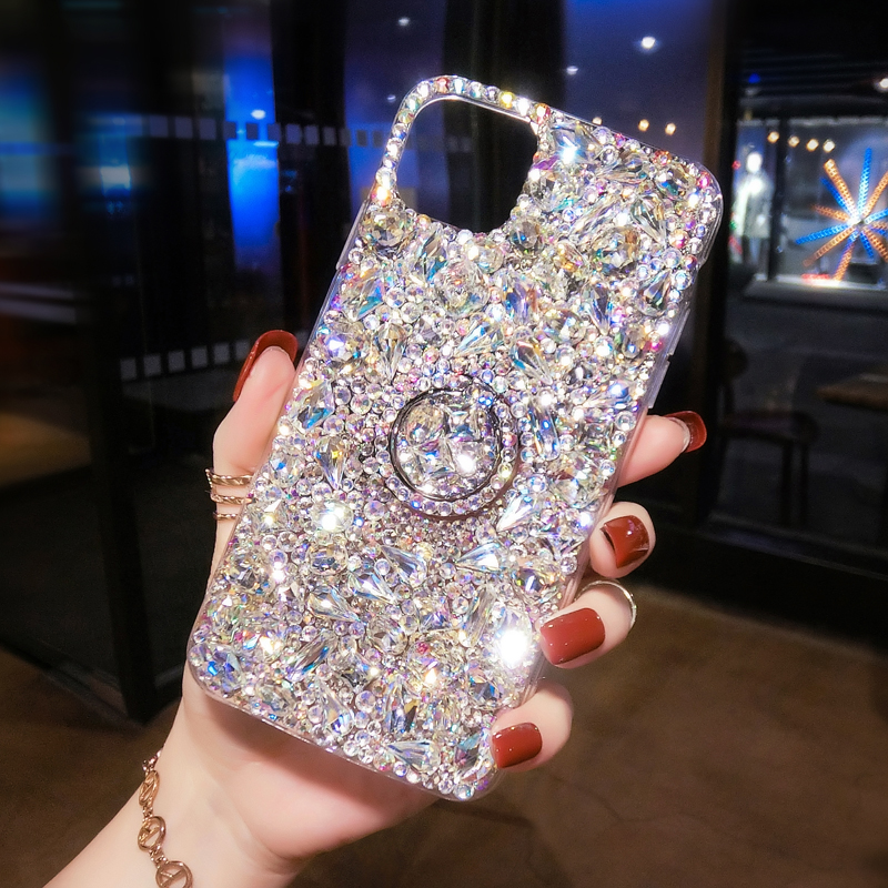 Luxury Full Diamond Acrylic Phone Case - Image 3