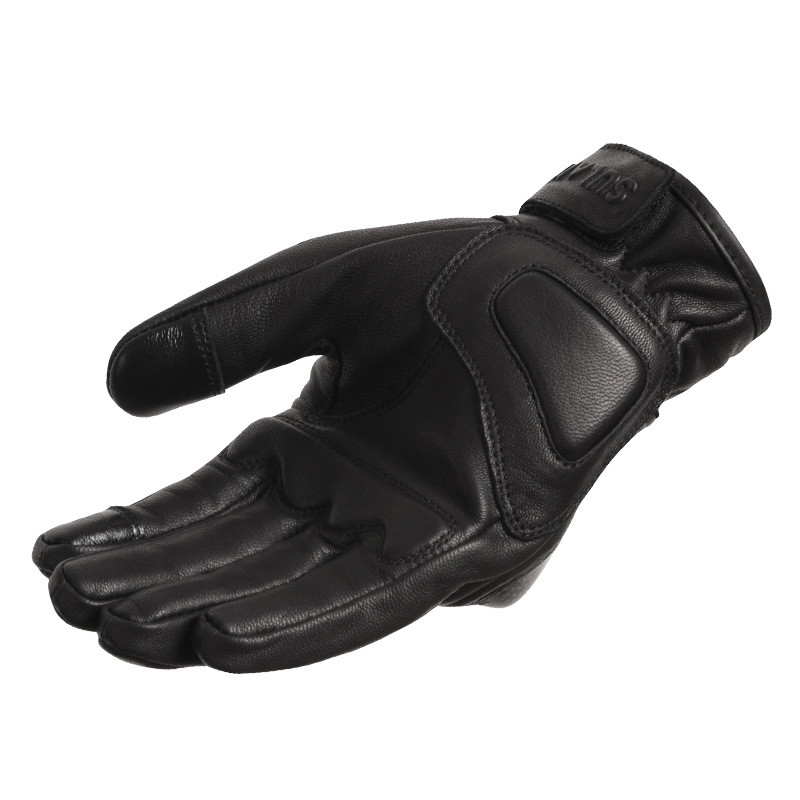 Men's And Women's Motorcycle Sheepskin Riding Full Finger Gloves