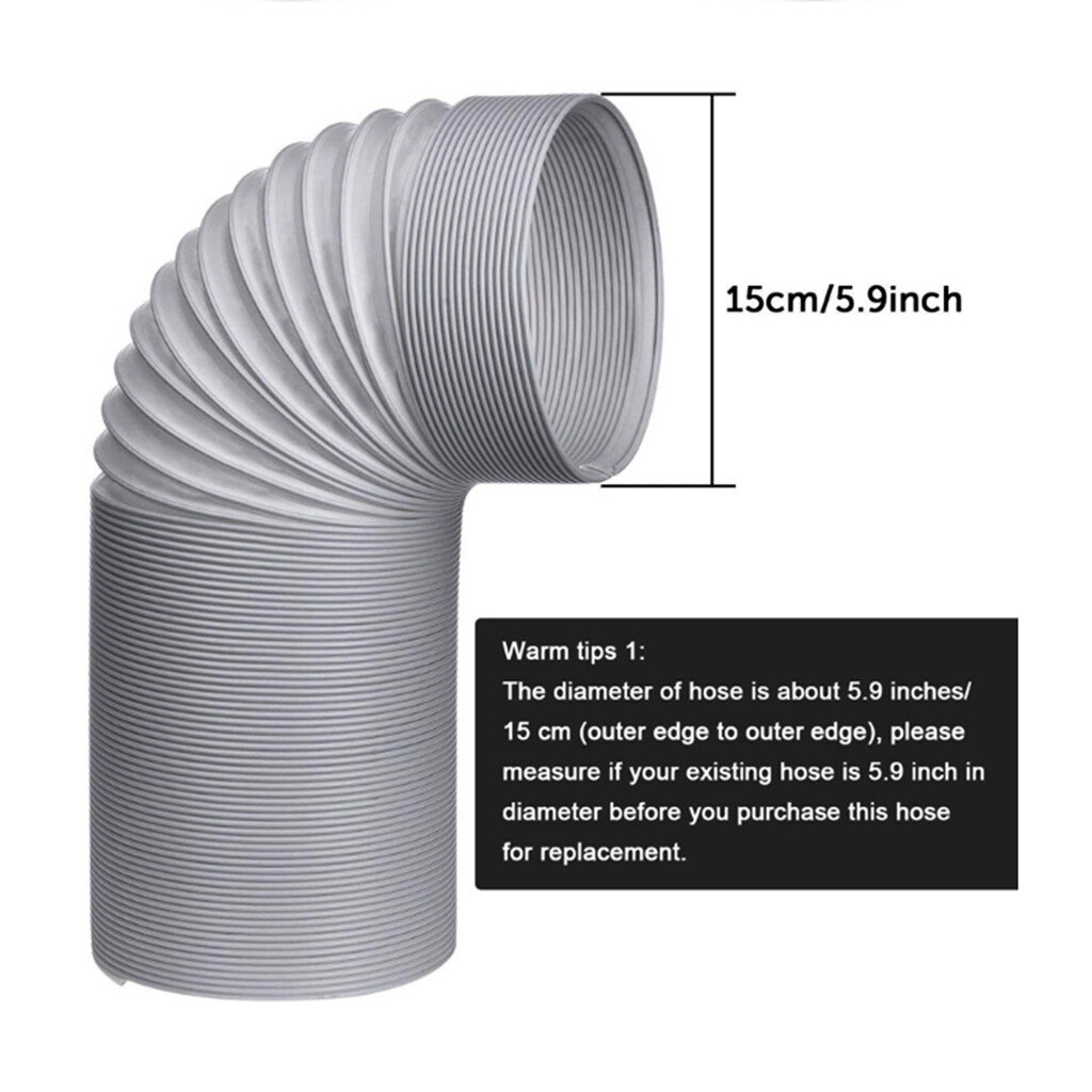 NEW 1.5M2M3M Flexible Air Conditioner Exhaust Pipe Vent Hose Duct Outlet UK