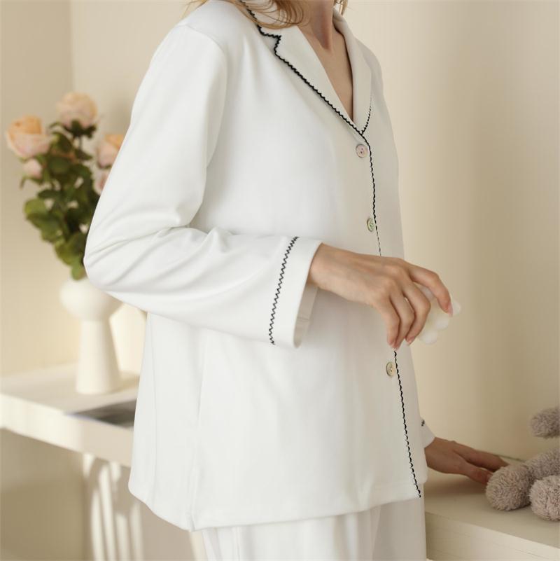 Women's Brushed Thin Velvet Pajamas Suit - Image 5
