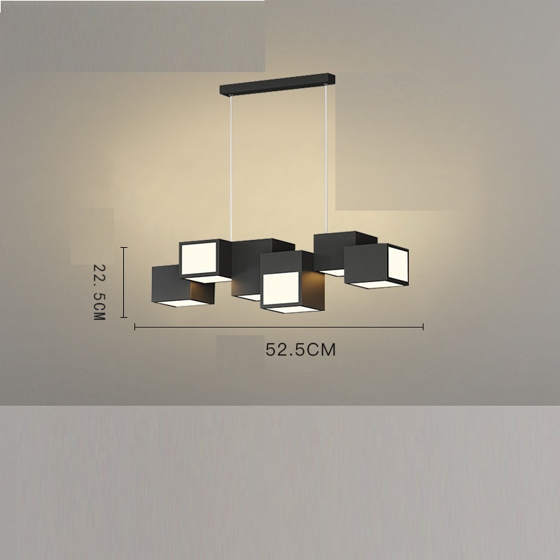 Black 6head pendant lamp