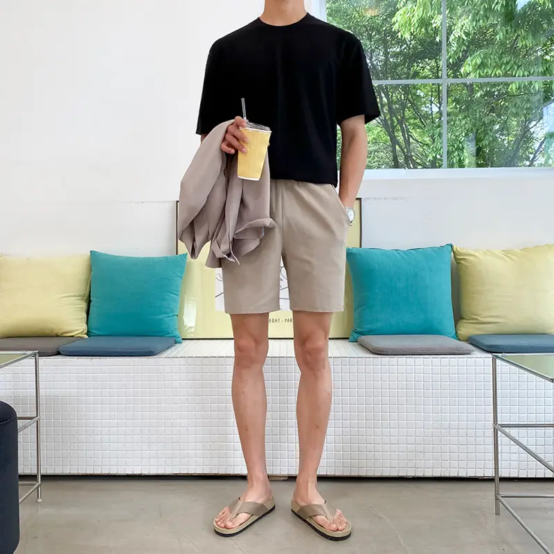 Shorts Men's Workwear Casual Five-point Pants Retro Versatile