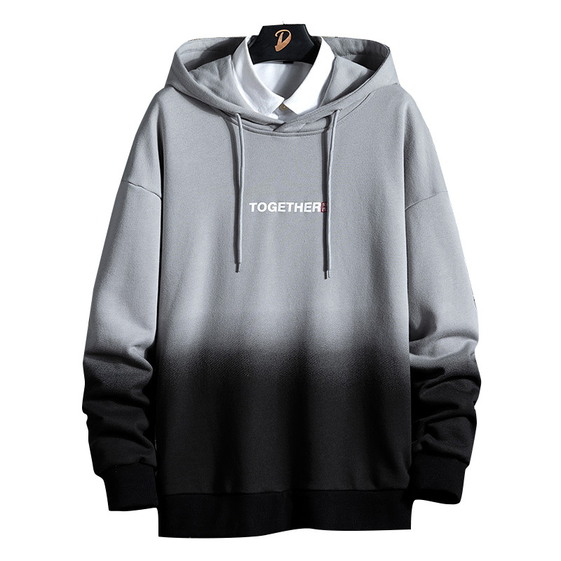 Title 1, Heren hoodie met losse pasvorm en geleidelijke ...