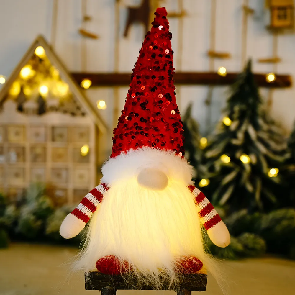 Doll Christmas Glowing Faceless Doll Ornaments – image 3