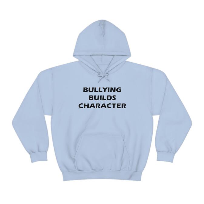 European And American Print Bullying Build Role Hoodie