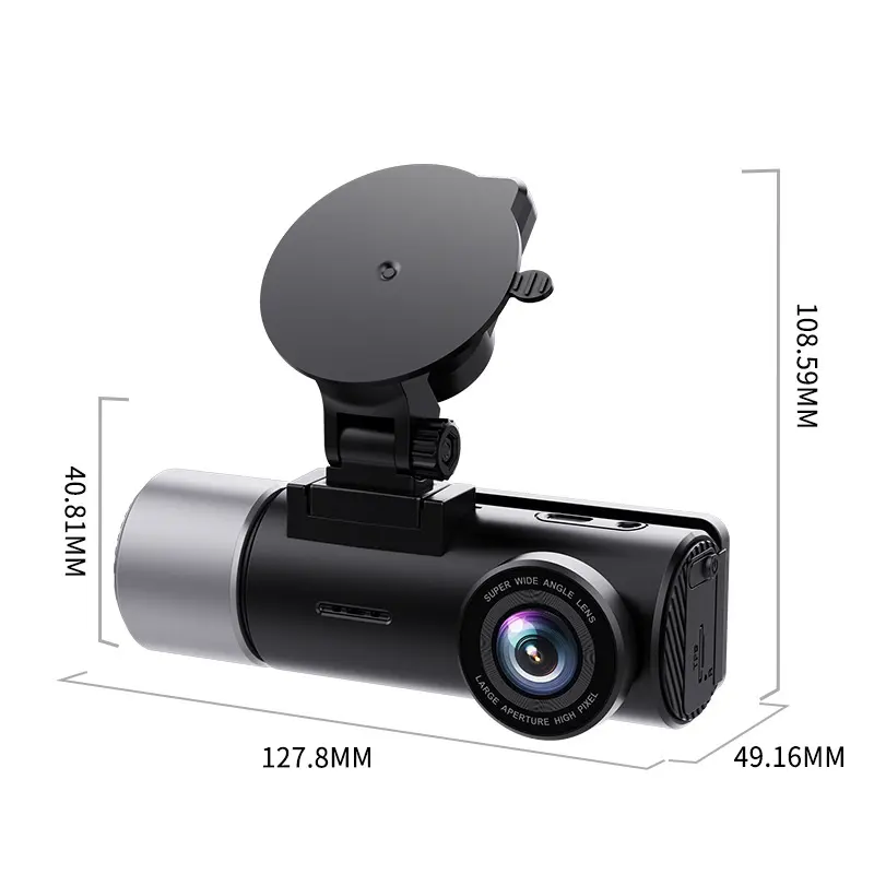High-definition 3-in-1 4K Dash Camera