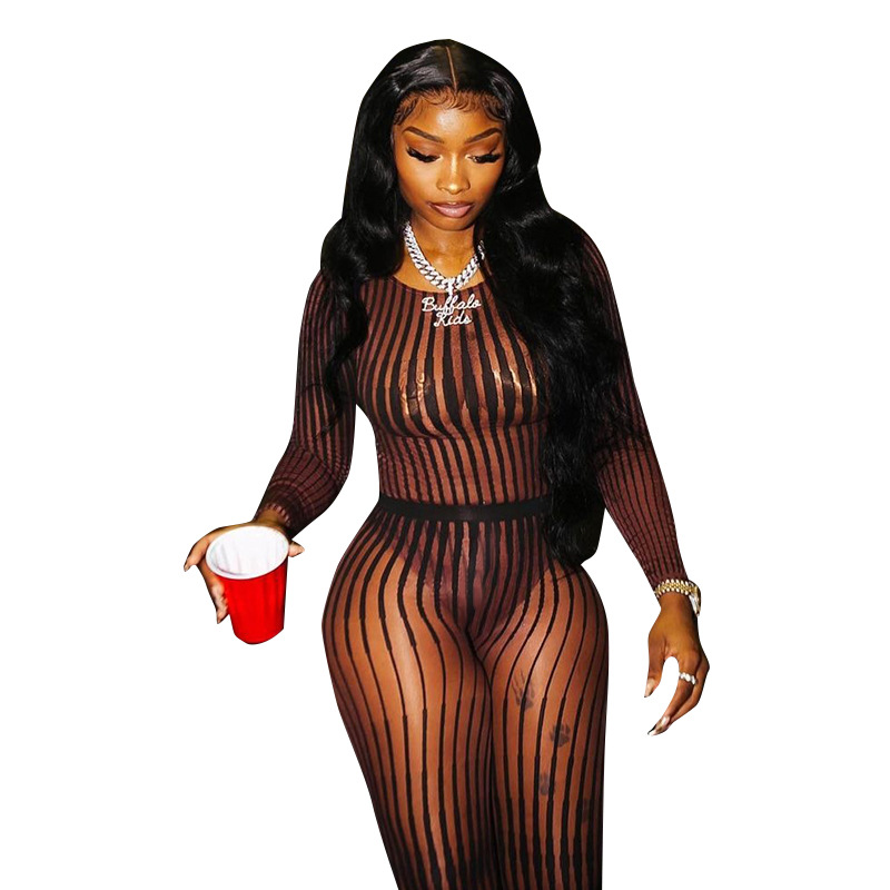 Printed Mesh Butt Lifting Tights And Set