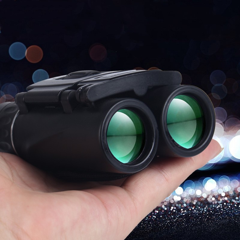 Folding Binoculars Factory, High-power, High-definition, Low-light Night Vision, Outdoor Pocket-sized Mini