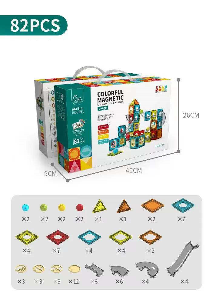 Title 7, Magnetic Piece Building Block Set Variety Lifti...