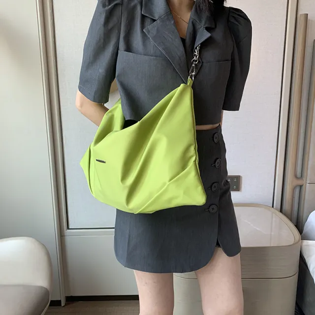 Oxford Cloth Season Casual Large Capacity Tote Bag Yellow - Shop at LoveMi