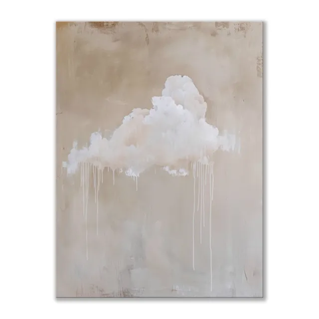 Handmade Oil Painting Canvas Wall Art Decoration Simple Color Contrast Modern Abstract For Home Living Room Decor Rolled Frameless Unstretched Pain... Without Inner Frame - Shop at LoveMi
