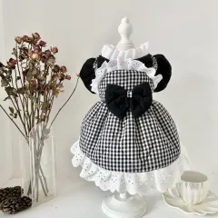 Cat's Winter Quilted Thousand Bird Ge Malzisbomi Dress - Black - View 1