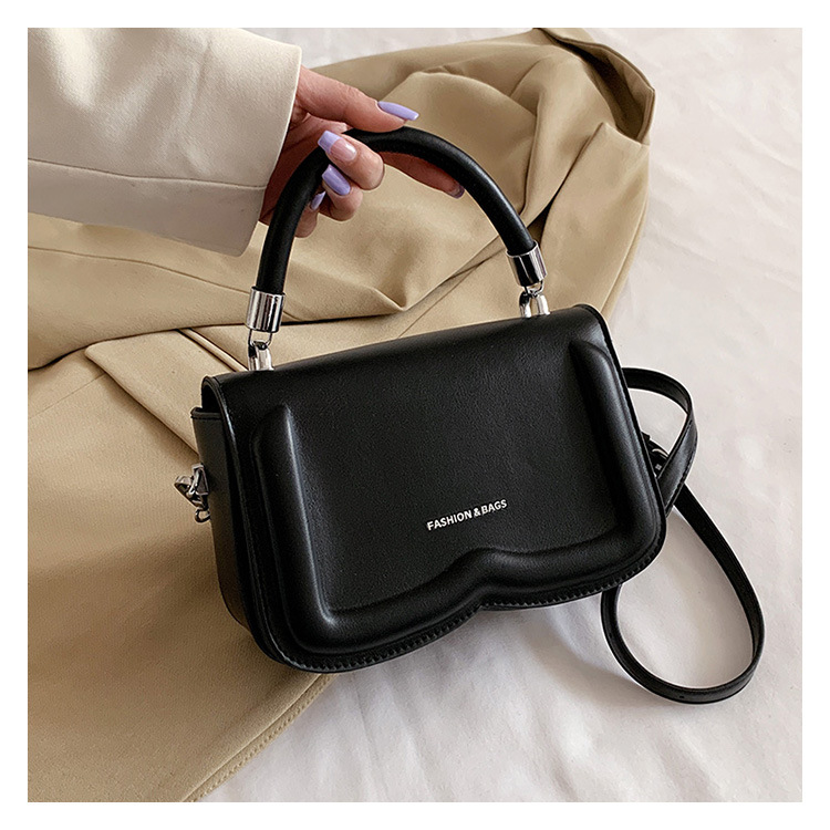 Fashion Versatile One Shoulder Messenger Bag Black - Shop at LoveMi