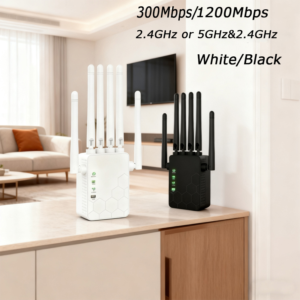 300Mbps WiFi Repeater, 2.4GHz Or 5GHz&2.4GHz, 6 Antenna Wireless Amplifier, AP — image 10