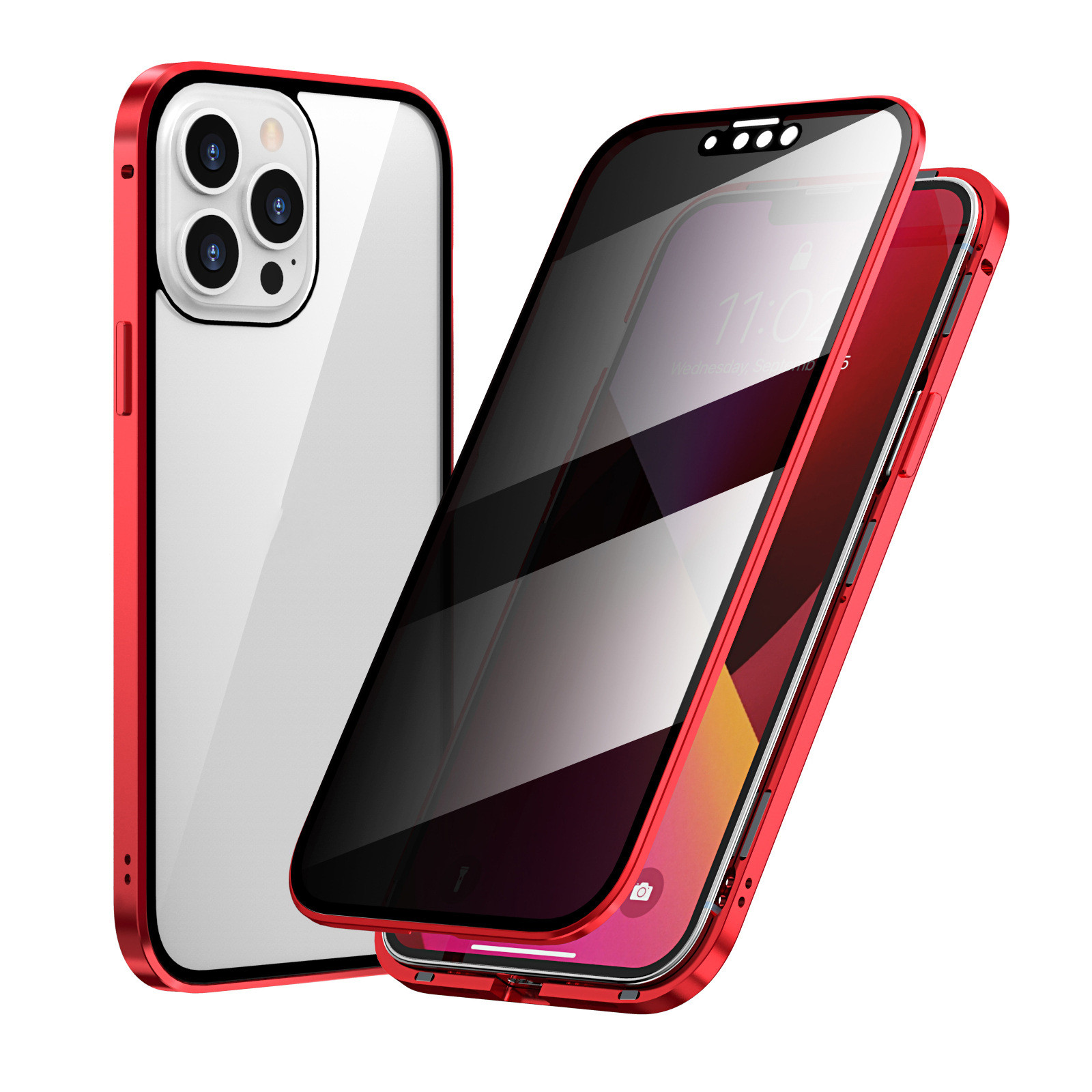 Anti-Privacy Magneto Double Sided Metal Frame Protective Cover - Image 14