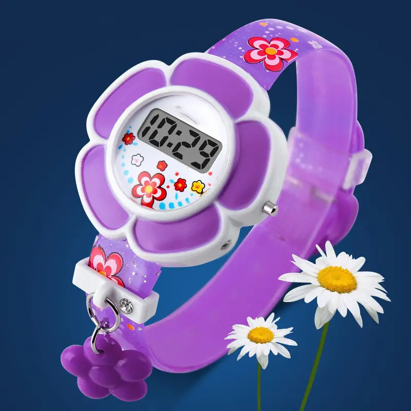 Men's And Women's Cute Fashion Flower-shaped Electronic