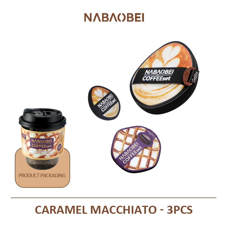 Caramel Macchiato Series Ultra-Soft Creamy Touch Sponge Combo  3Pcs Per Pack — foto 11