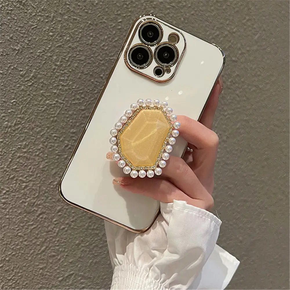 Simple Hong Kong Style Temperament Bracket Plastic Mobile Phone Case