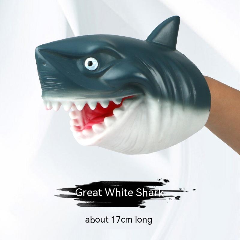 Big White Shark Hand Puppet