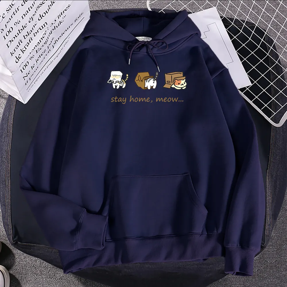 New Printed Fleece Hooded Pullover Sweatshirt - 12 Style-2Xl