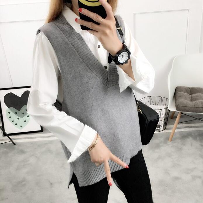 Title 5, Womens Sweater Spring And Autumn Wool Vest Sle...