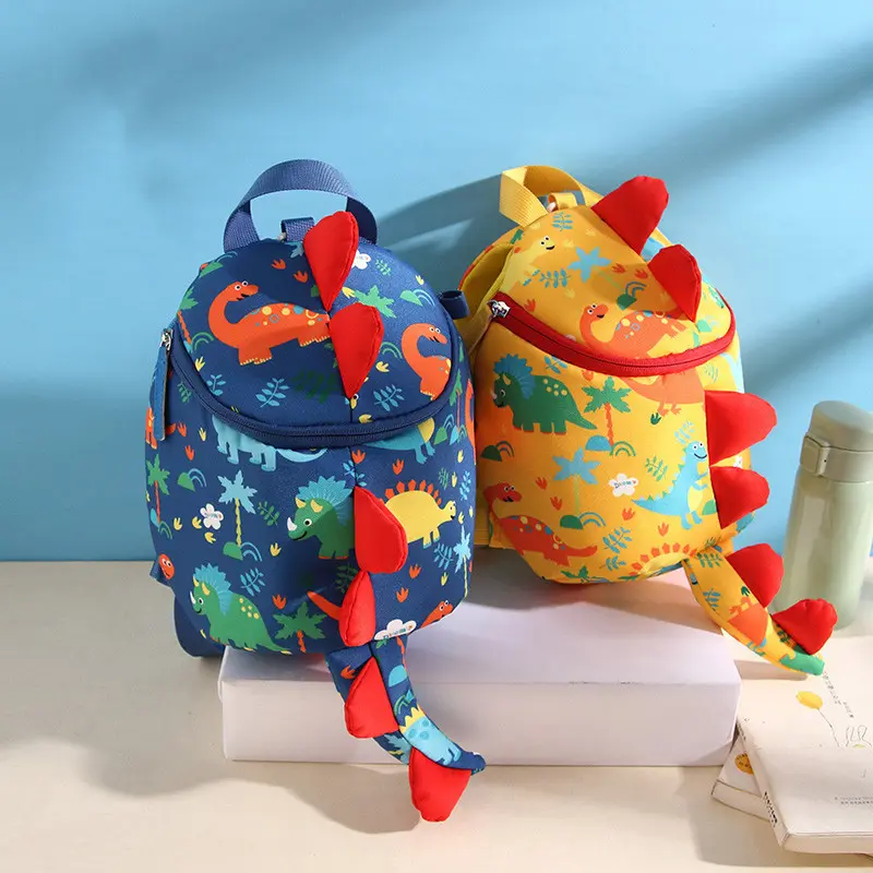 Children's Anti-lost Cartoon Dinosaur School Bag Kindergarten Backpack