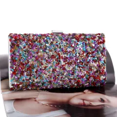 European And American Ladies Banquet Clutch All-match - Acolor - View 1