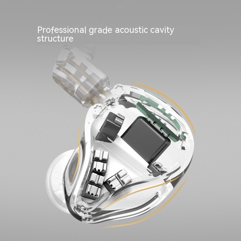 In-ear Headphones Monitor-level Noise Reduction Headset With Microphone Drive-by-wire - Image 8