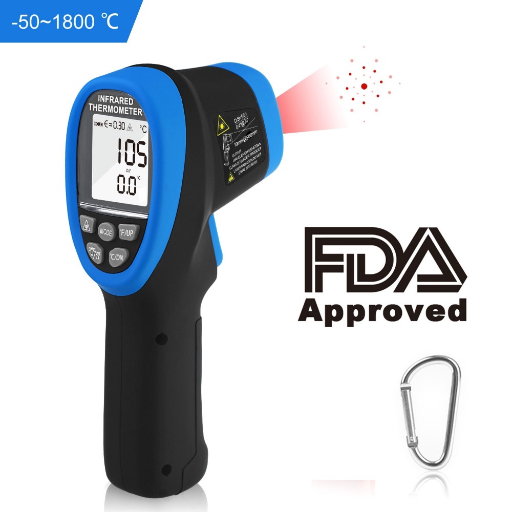 Title 6, Neues, berührungsloses digitales Thermometer mi...