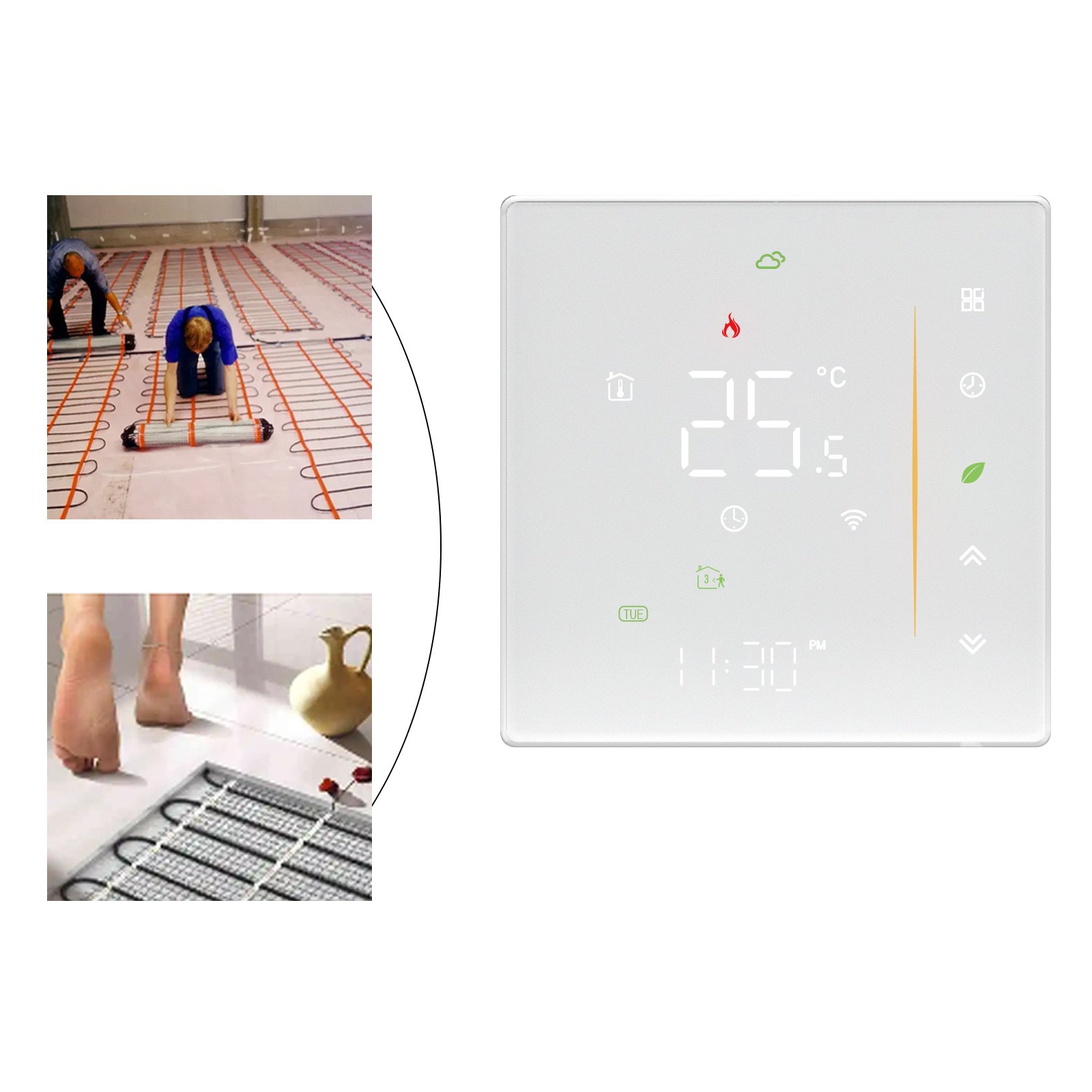 Electric floor heating GB