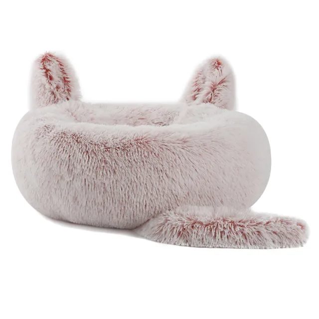 Rabbit Pet Nest Dog Bed In Winter Rose Pink - Shop at LoveMi