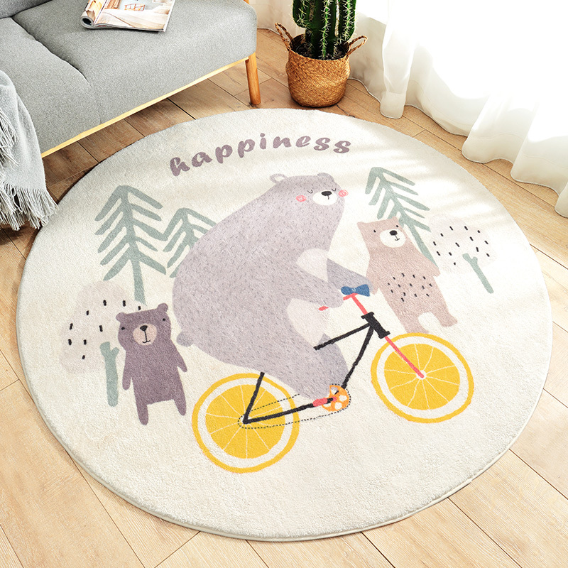 9cc51295 1885 4a72 9814 001c1c5ff37c - Home Living Room Bedroom Bedside Round Floor Mat