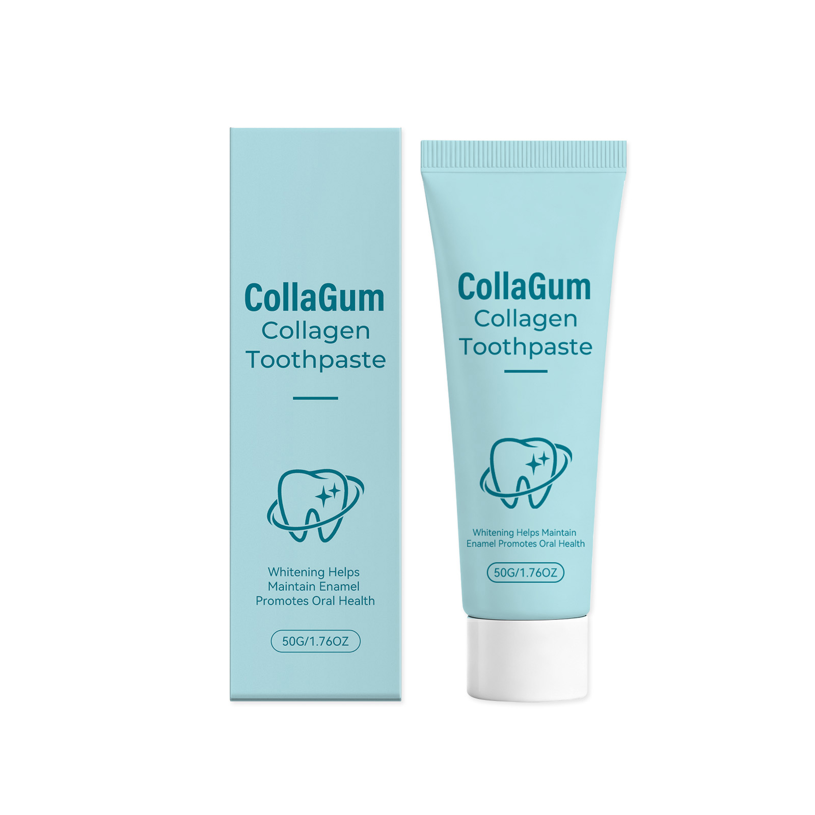 Collagen Brightening White Toothpaste 50g-box