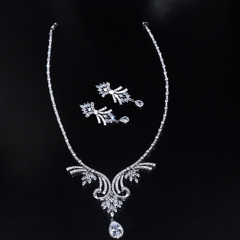 Hip Hop Exaggerated Copper Zircon Pendant