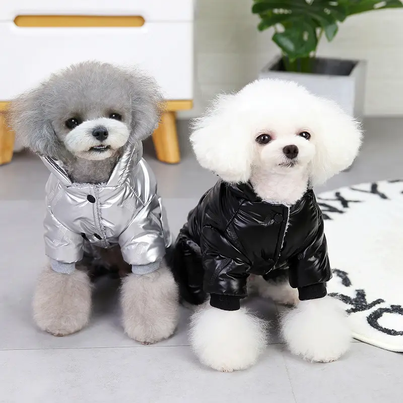 Pet Dog Clothes Small Winter Thickened Embossed