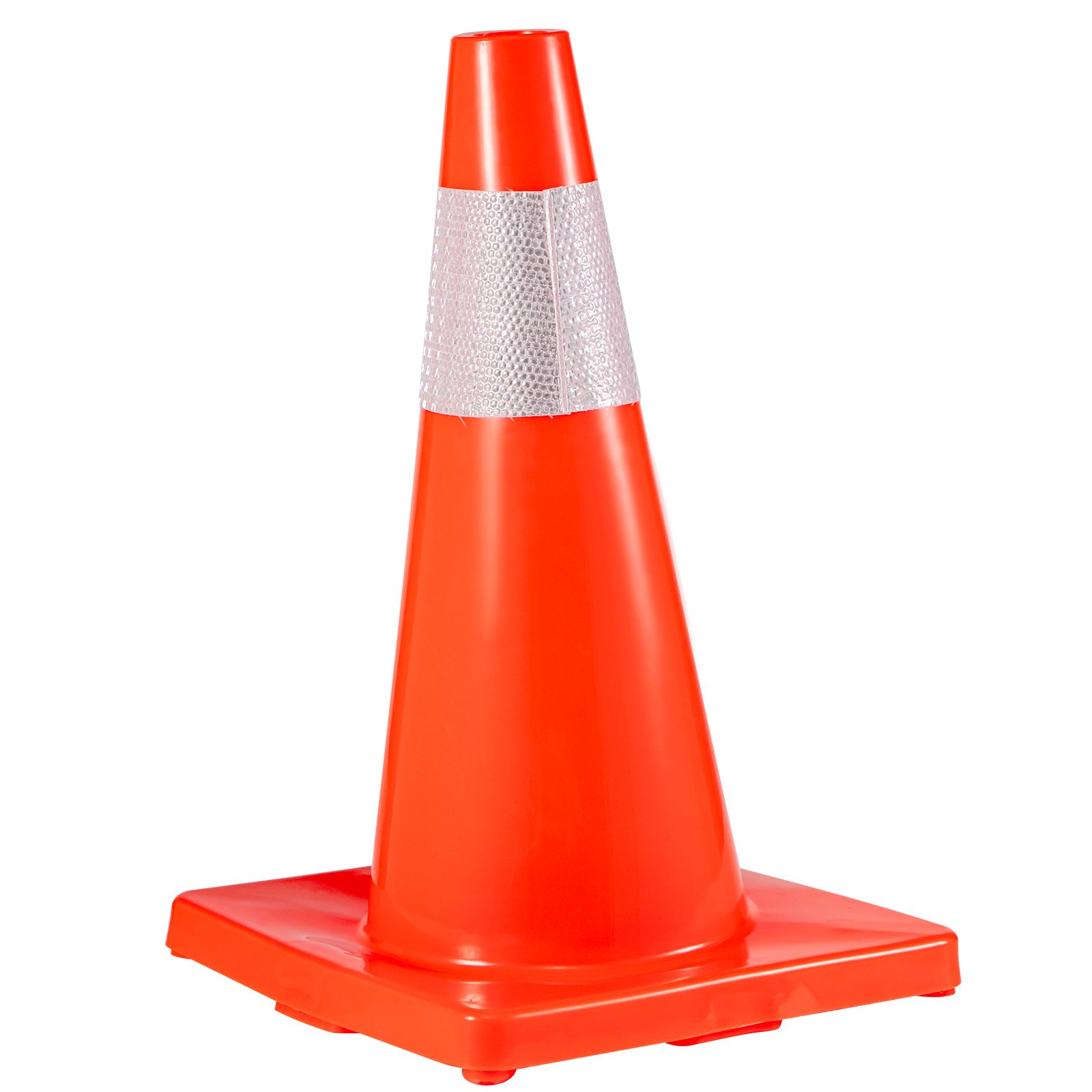 12Pack Traffic Cones, Safety Road Parking Cones PVC Base, Orange Traffic Cone With Reflective Collars… image 5