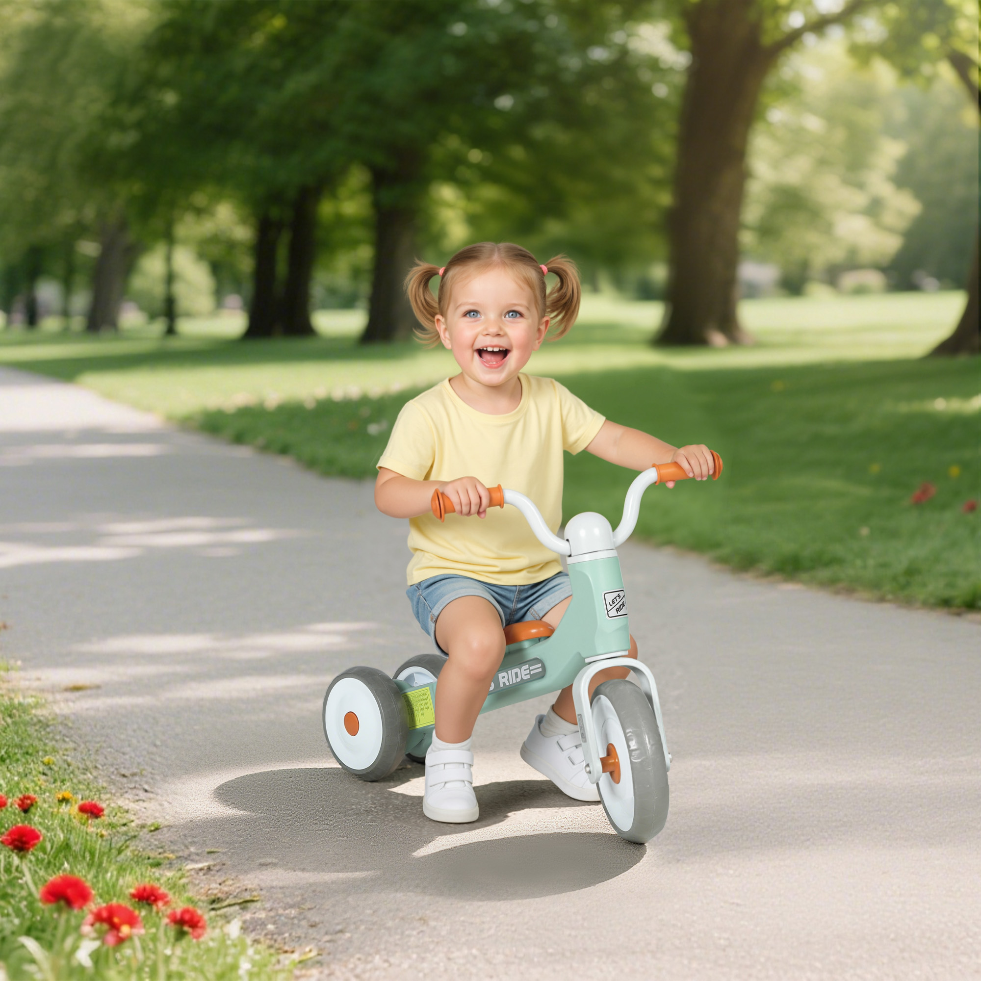 Pedeless Toddler Balance Bike, 3 Silent Wheels, Suitable For Boys And Girls — image 4