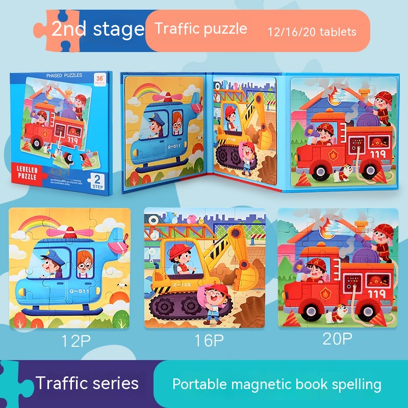 Magnetic Puzzle Traffic