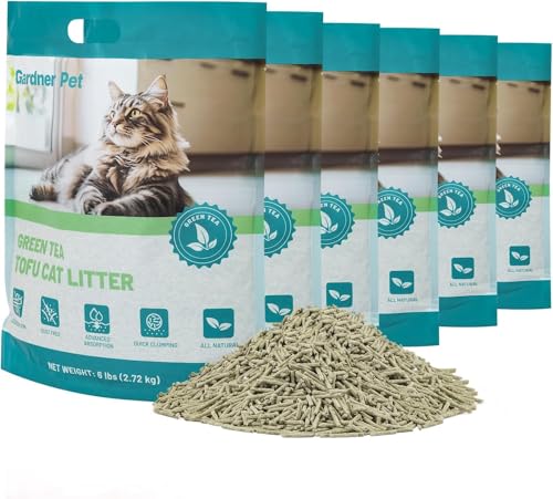 Tofu cat litter with green tea extract,natural cat litter