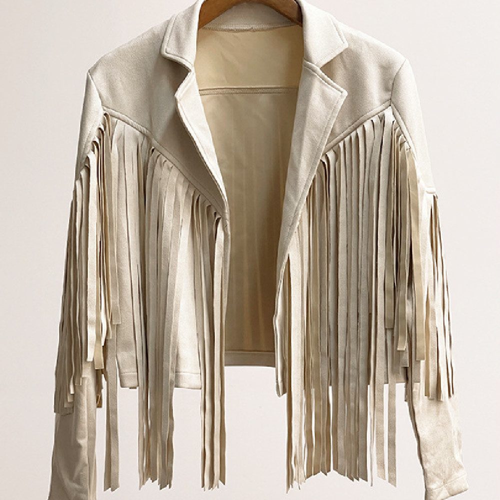 Women's Fashion Suede Short Coat - Image 8