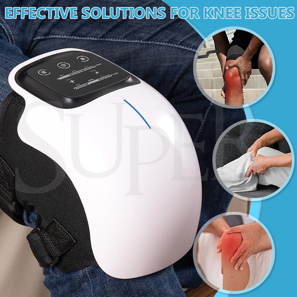 Electric Knee Massager Smart Infrared Heating Therapy Machine Relief Elbow Pain