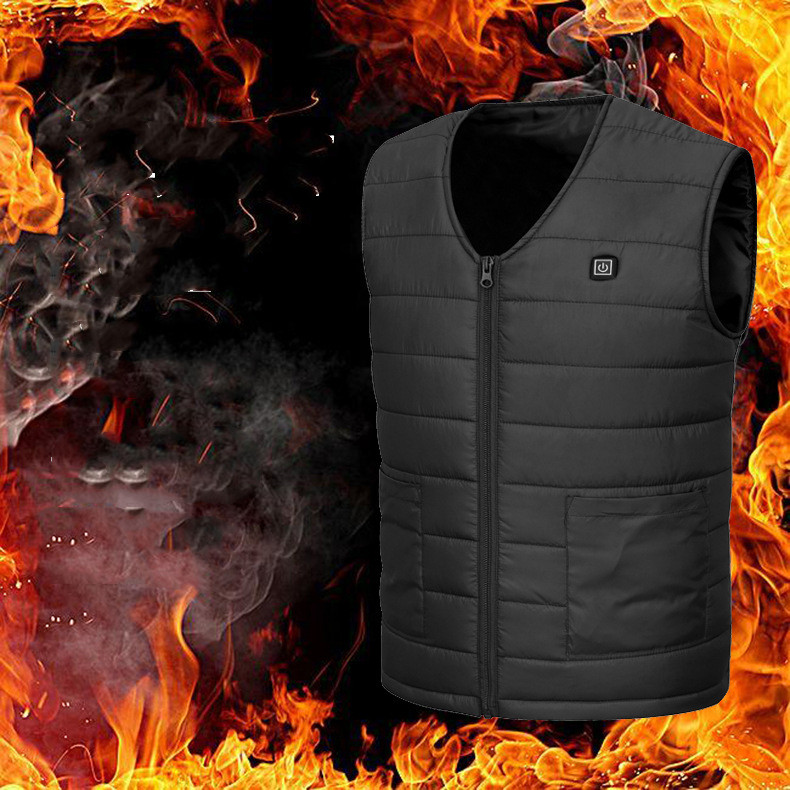 USB Smart Constant Temperature Warm Heating Cotton Coat