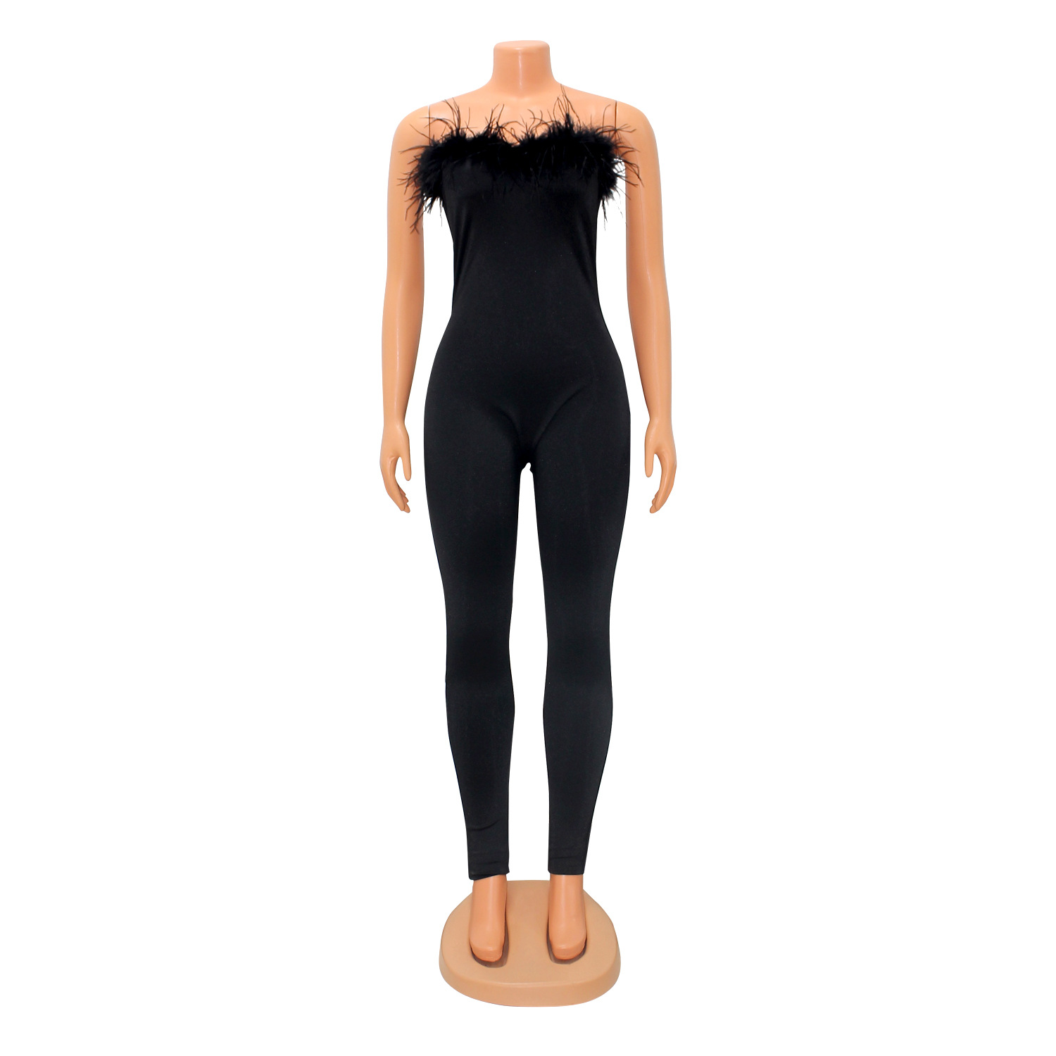 Women's Skinny Wrap Jumpsuit Trousers - Image 7