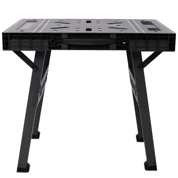 Foldable Work Bench,Portable Workstation,Work Bench Suitable for Garage,Workshop and Home,1650LBS Capacity,Black-20