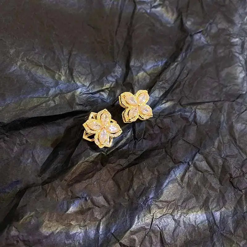 Creative Simple Rotatable Windmill Earrings Necklace