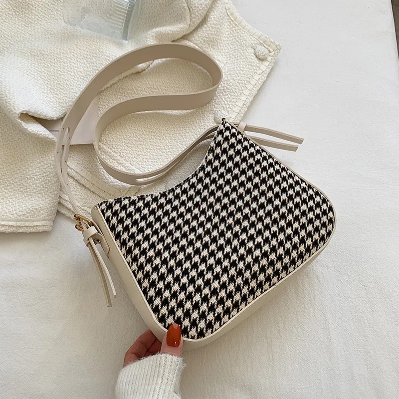 Casual Small Bag Women's Fashion All-match - White