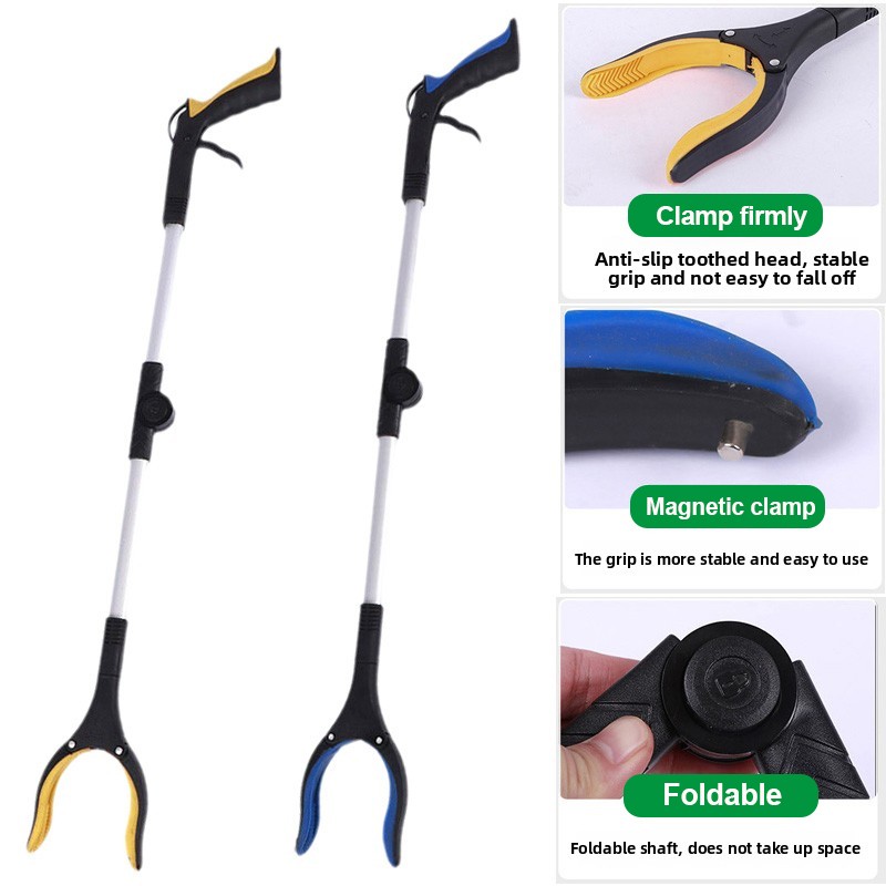 2pcs Heavy Duty Grabber Tool Pick Up Stick Hand Grip Reacher Trash Litter Picker — image 2
