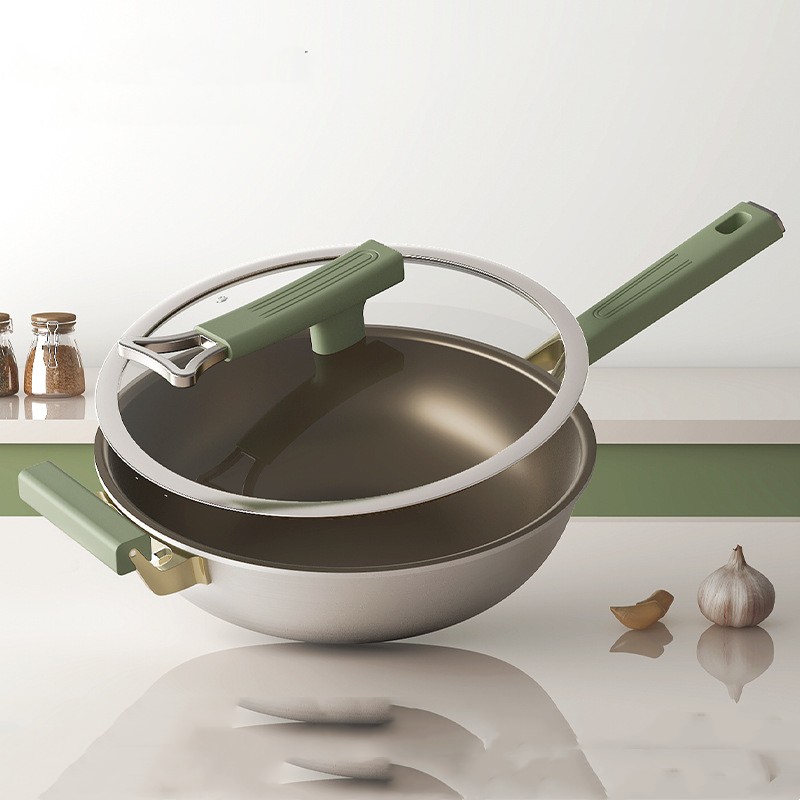 34cm Titanium Non Stick Pan